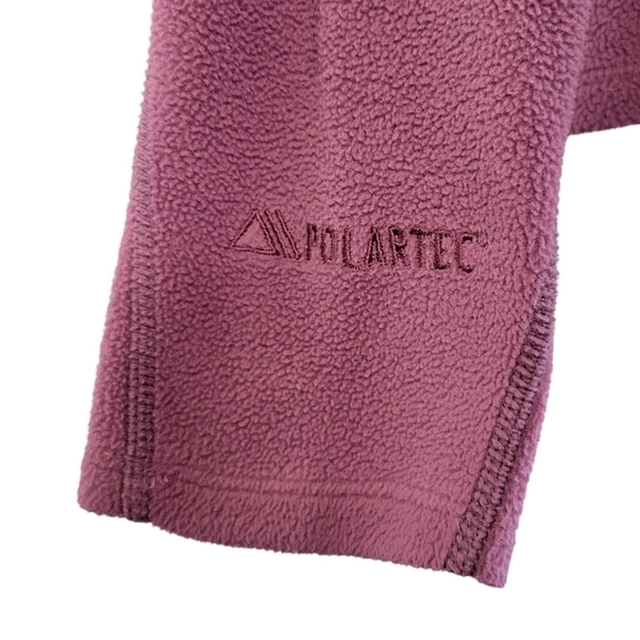 Mountain Hardwear Women's Size M Purple Polartec 1/4 Zip Pullover Fleece Jacket - Picture 4 of 10